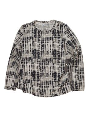 Ibkul long sleeve crew neck golf top rue black size XXL